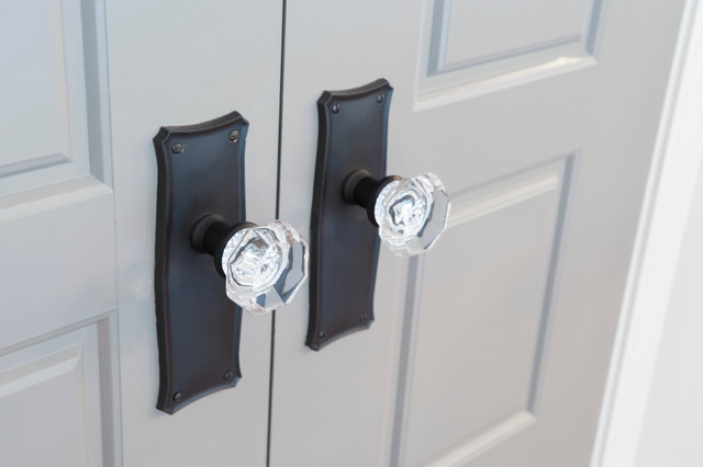 Crystal Kitchen Pantry Door Knobs Transitional Kitchen