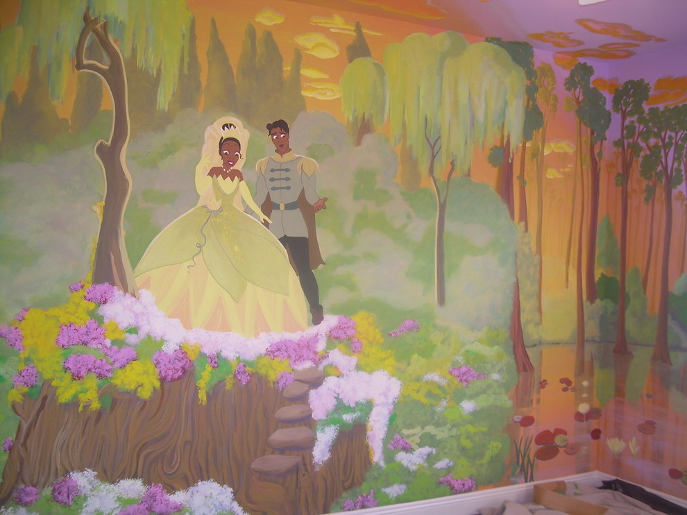 Princess & the Frog Mural - Contemporary - New Orleans - by Mondo ...