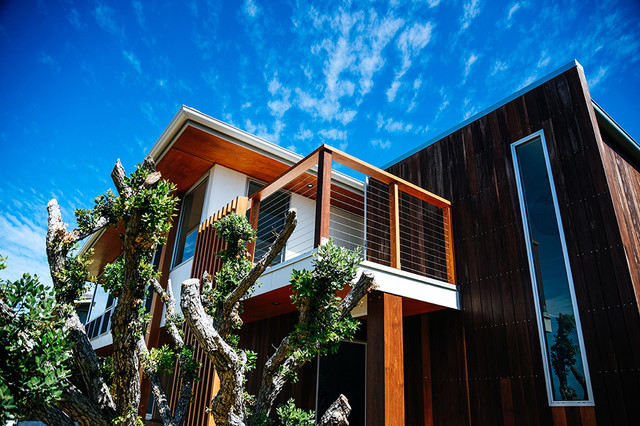 Timber Feature maritim-fasad