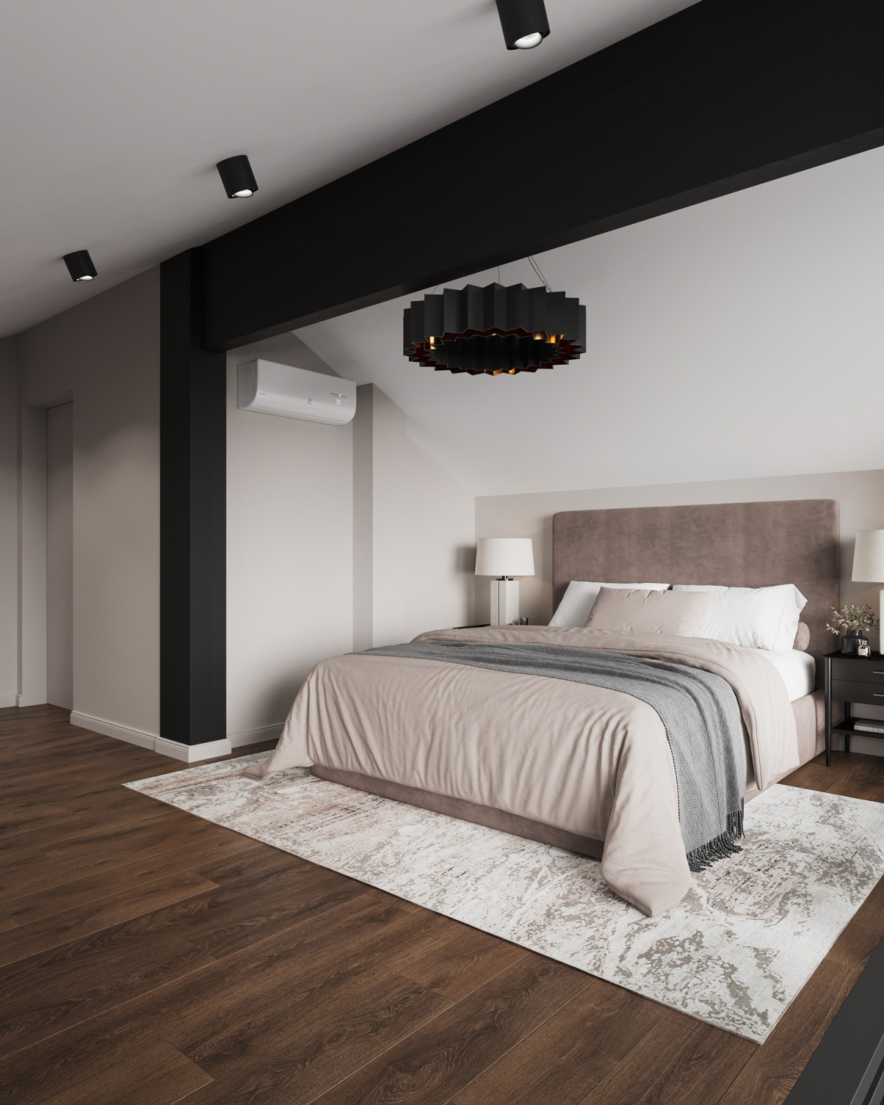 Дом 268м2. Гостевая-спальня.