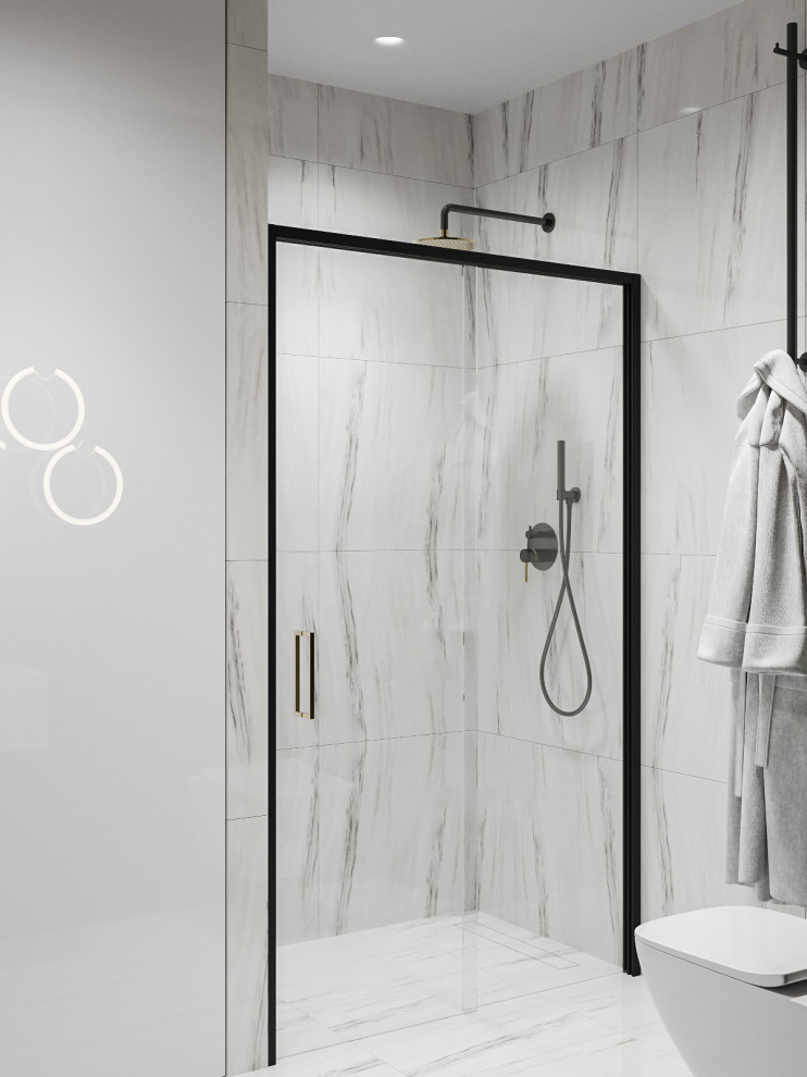 Яркий неоклассический интерьер