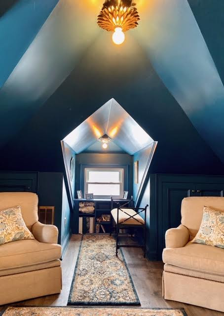 Attic Conversion with built in Snuggery beds - Watch Hill, RI