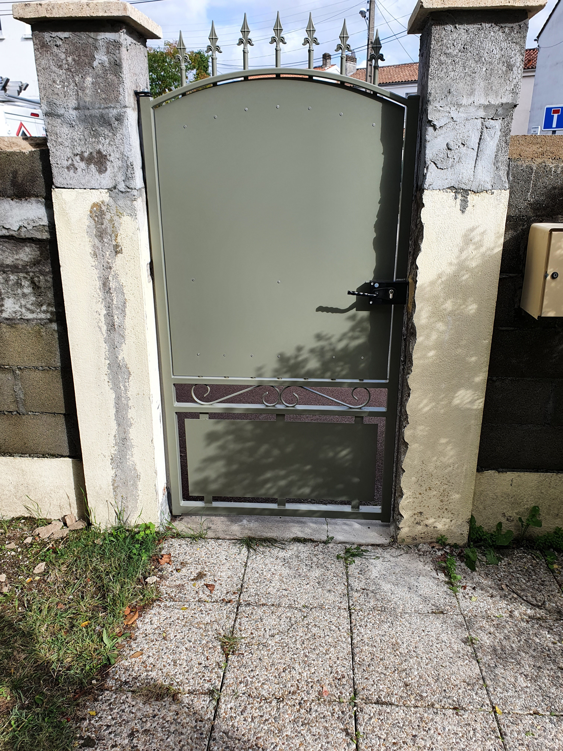 Portillon entièrement restauré (vue intérieure)