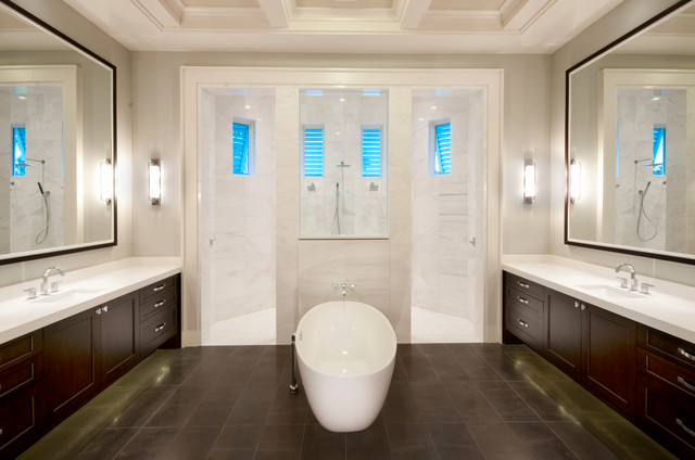 Naples Fl West Indies Style Home Contemporary Bathroom