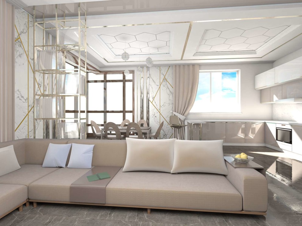 гостиная в  ж к "Гринвуд"