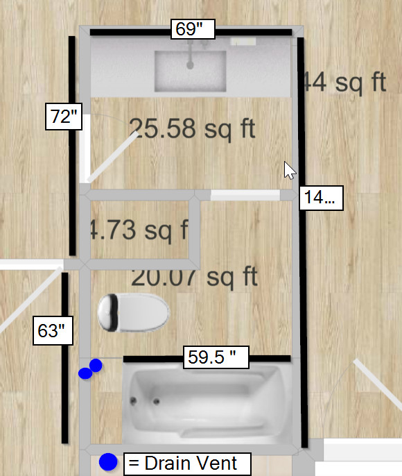 Which Guest Bathroom Layout should we go with?