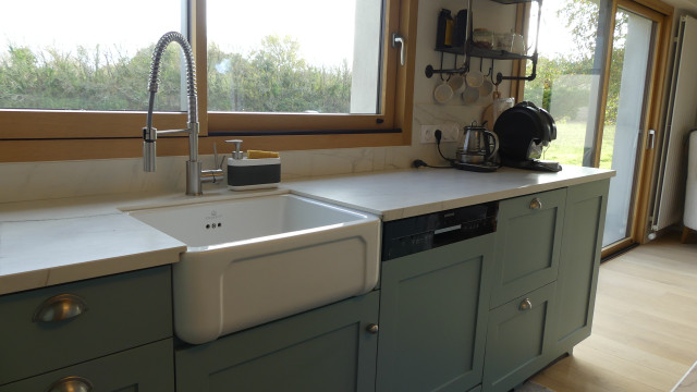 Plan de travail shabby-chic-style-kitchen