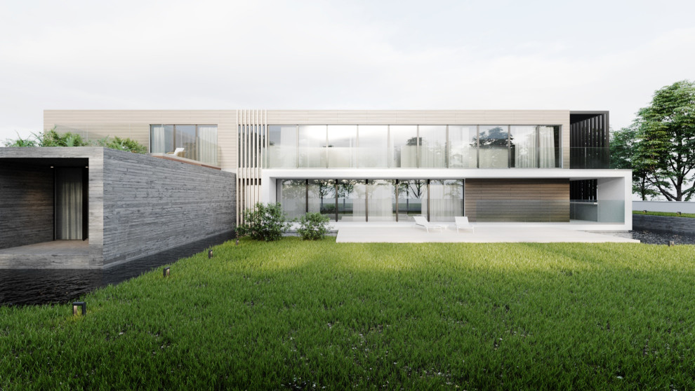 Загородный жилой дом "КОНСОЛЬ" общей площадью 690 м.кв.