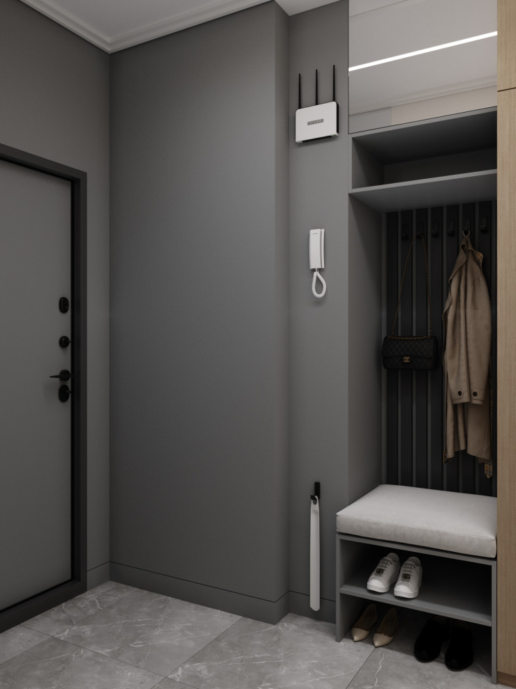 Интерьер квартиры-студии в ЖК Первый квартал