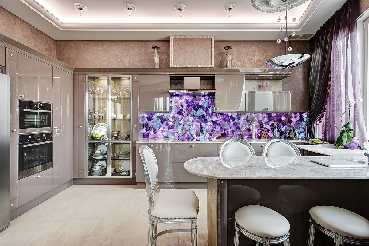 Натуральный камень в интерьере квартиры