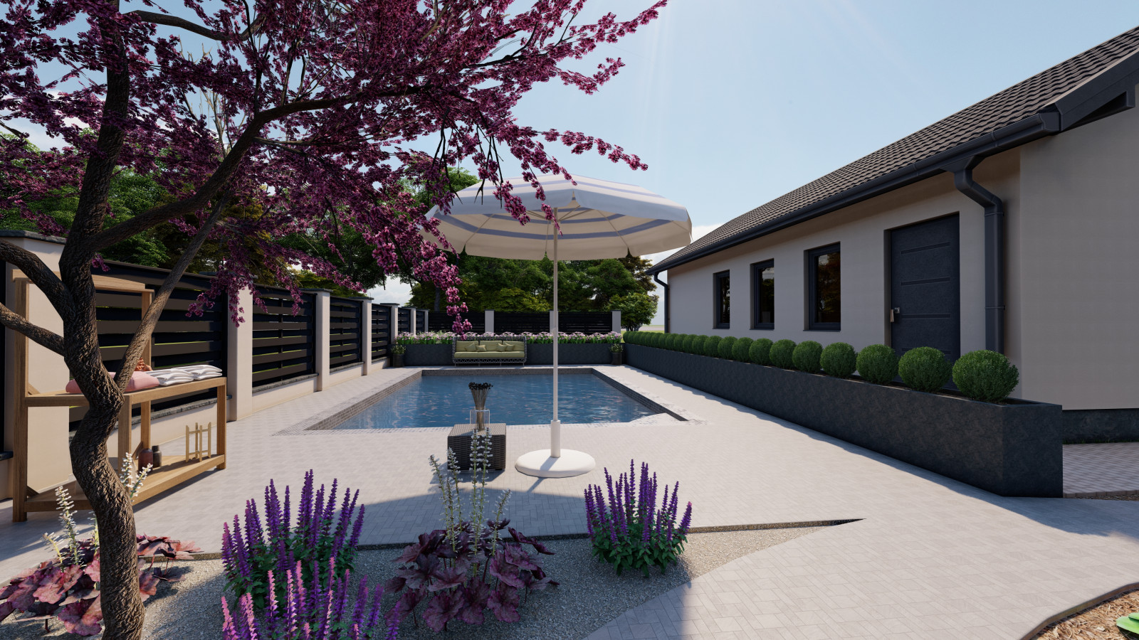 Ландшафтный проект загородного дома