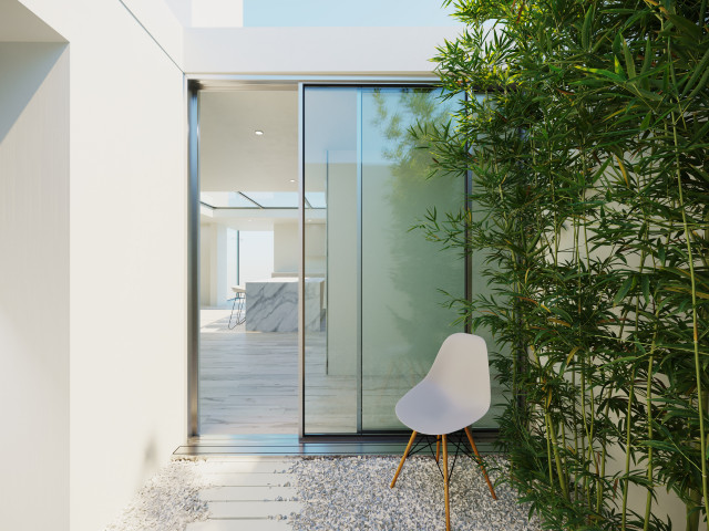 St. Hohn's Wood contemporary-courtyard