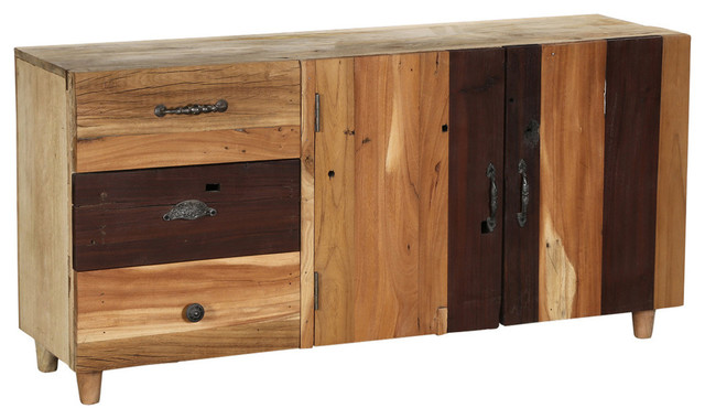 Dessau 53 Rustic Solid Wood Modern Storage Cabinet