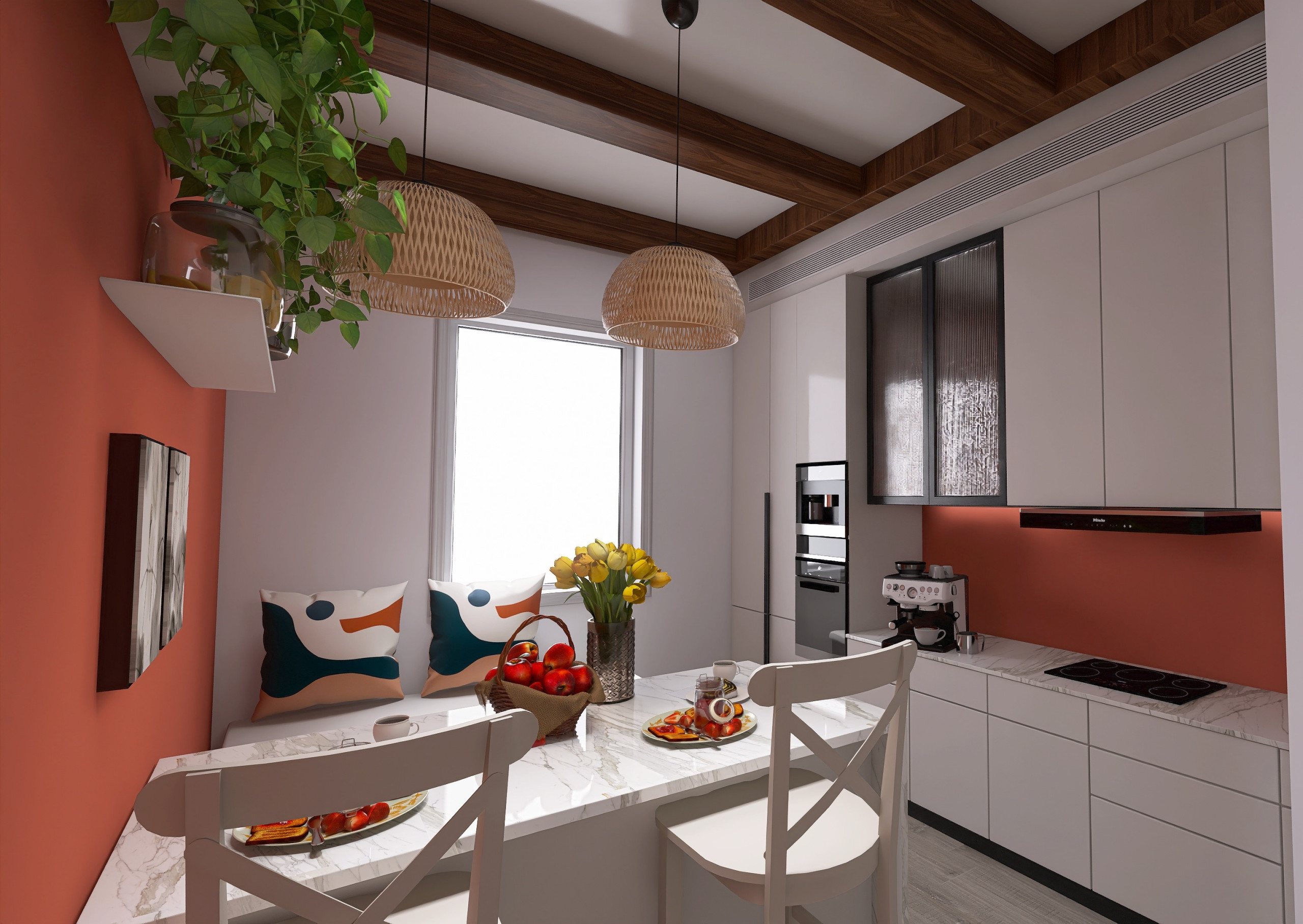 Living in stile "Modern Farm"