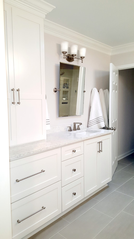 Bathroom - large transitional bathroom idea