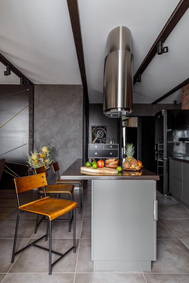 Фото кухни реализованного проекта квартиры ЖК "Центральный".