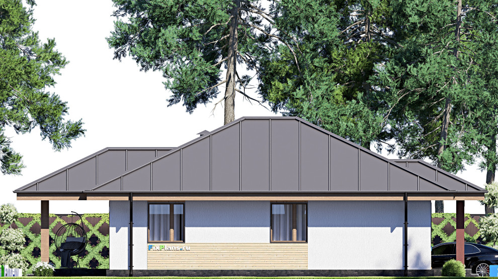 Проект одноэтажного дома 16х10м S110м2 F-17999