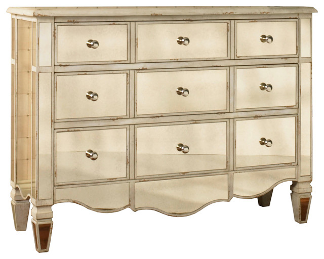 Pulaski Furniture Mirrored Accent Chest 739349 Traditional