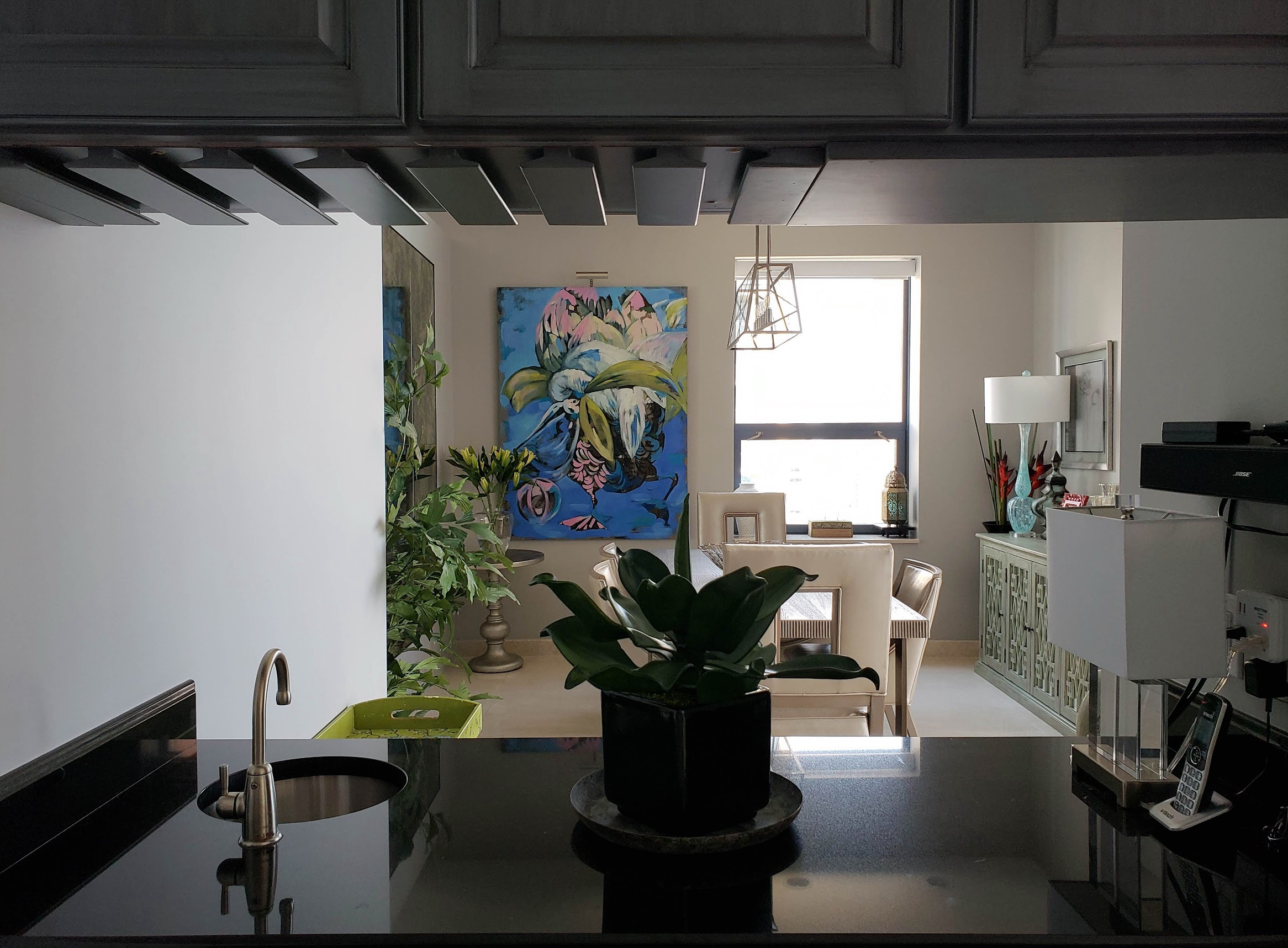 Urban Dining Space - Before and After pics.