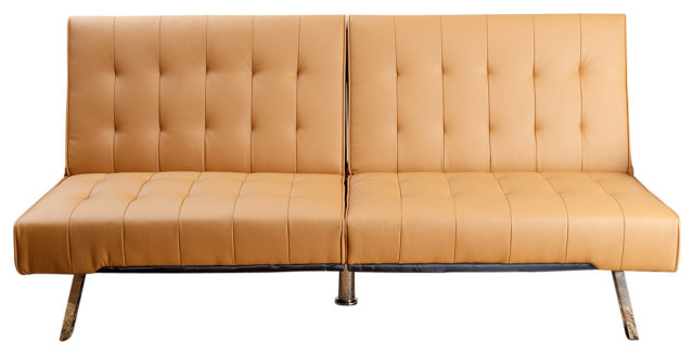 Jackson Leather Foldable Futon Sofa Bed