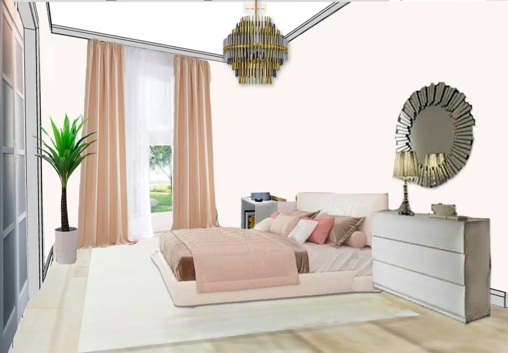 Коллаж-спальня.