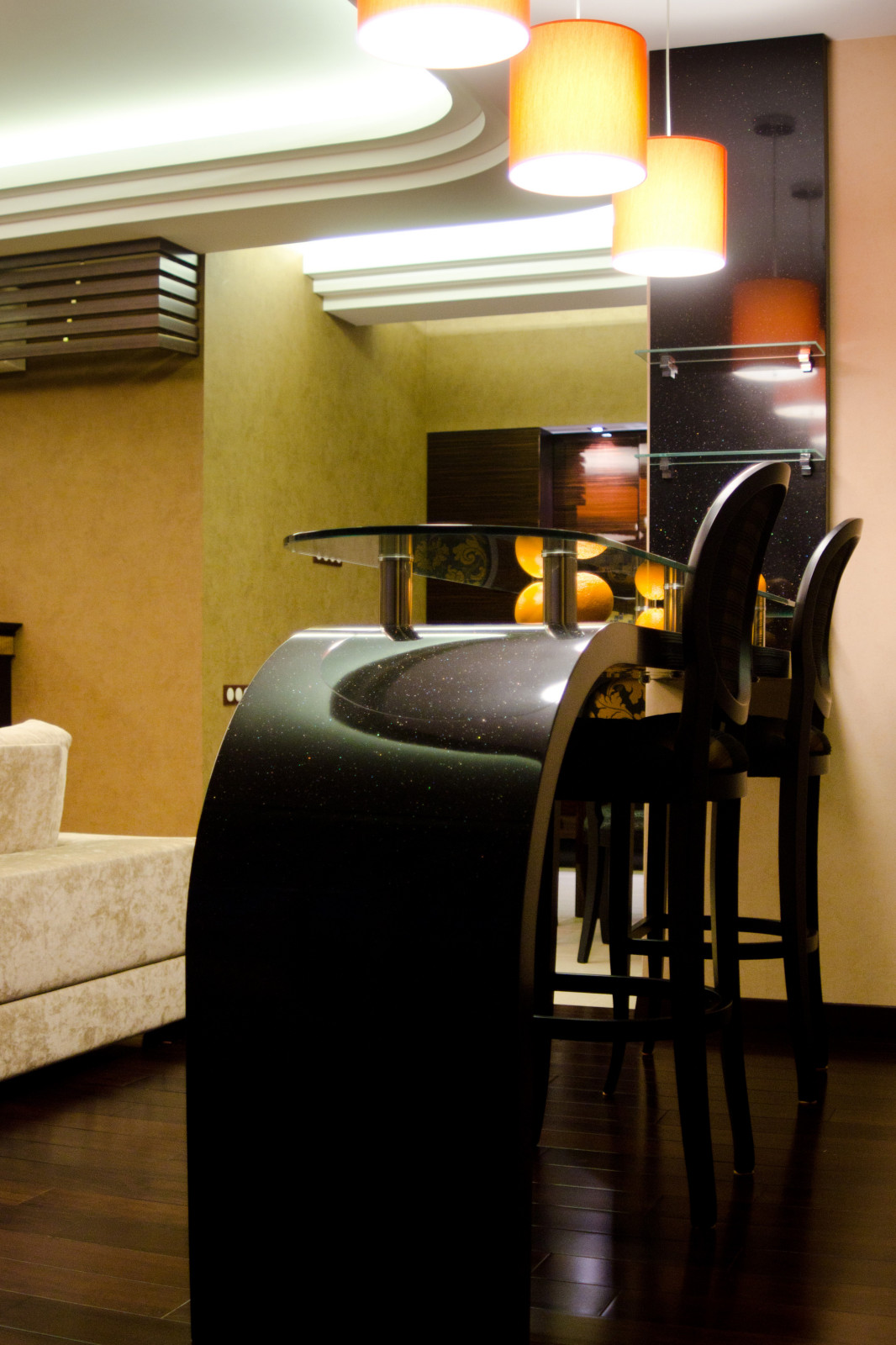 Вид на Рим из московской квартиры. Проект квартиры 130кв.м.