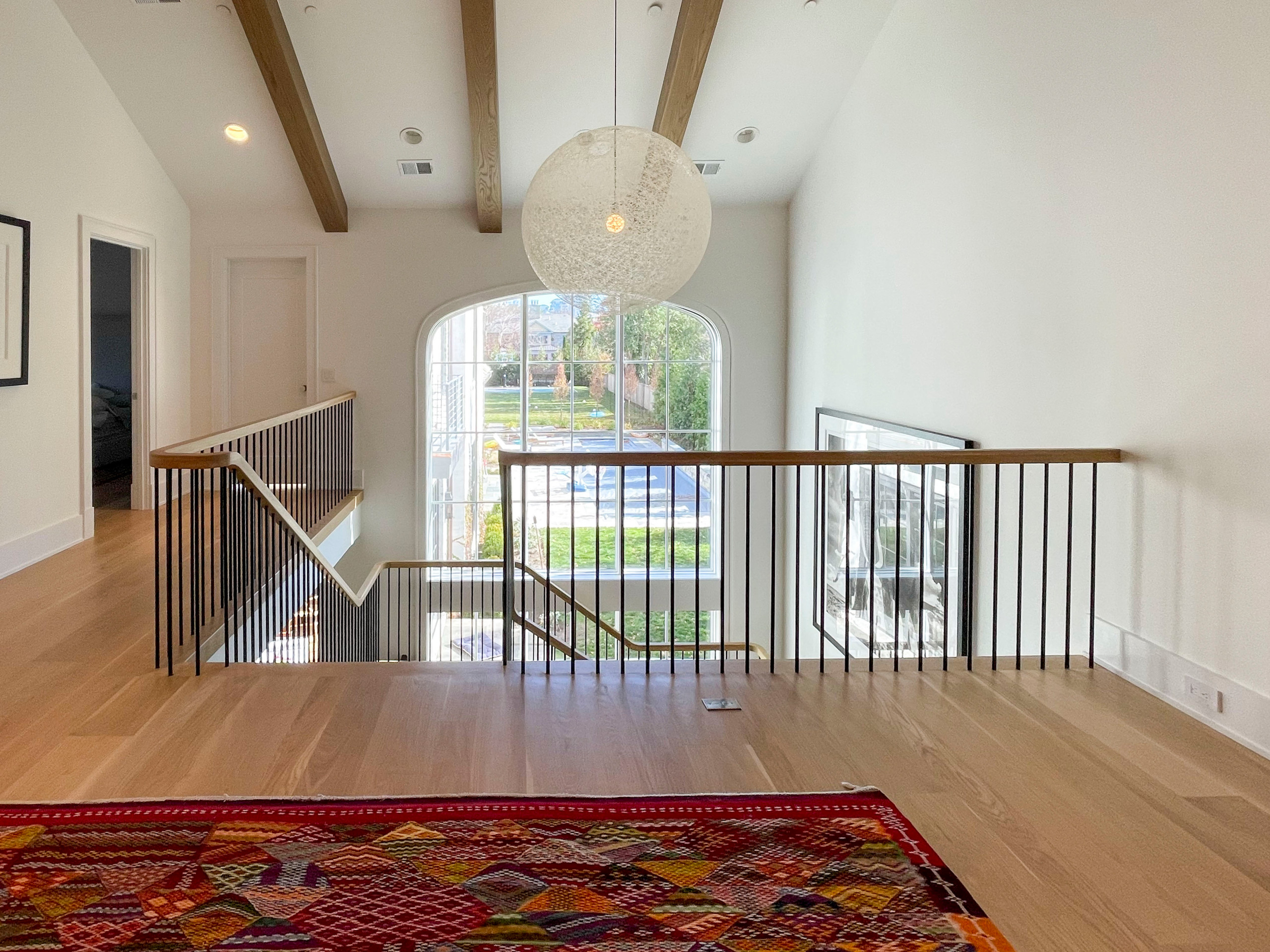 96_Dramatic cantilevered no-riser staircase, Bethesda, MD 20814