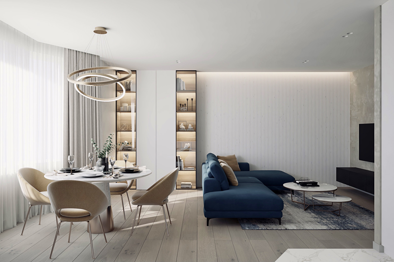 Гостиная-кухня