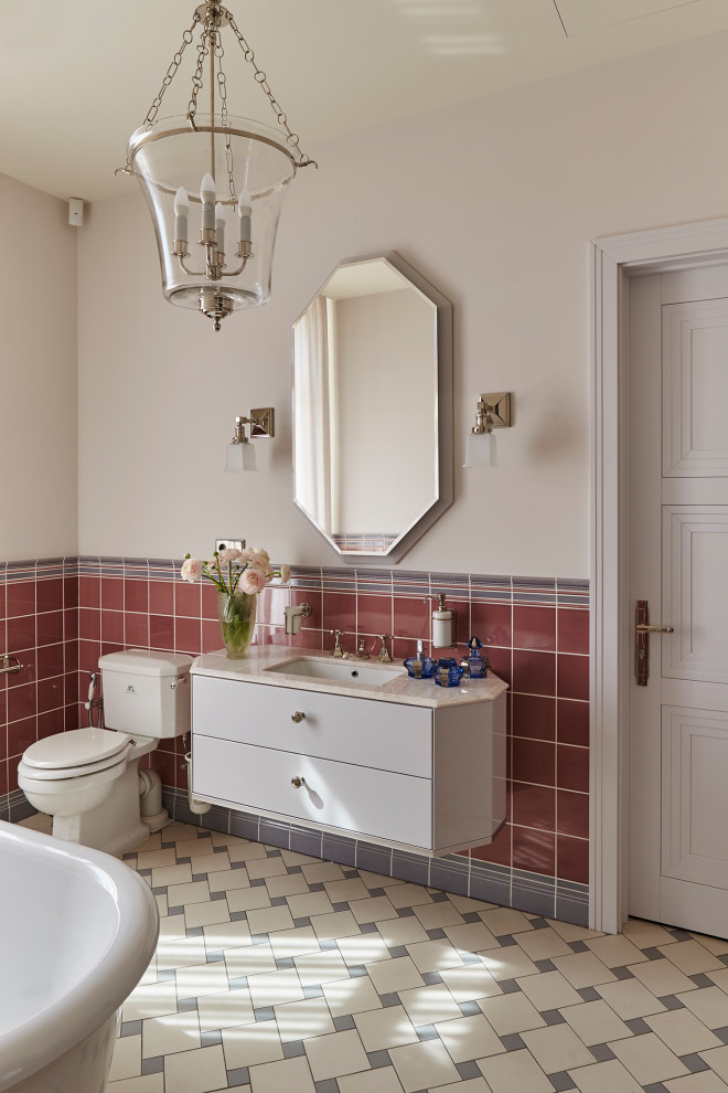 Интерьер санузла в американском стиле