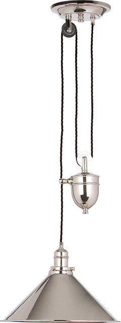 Provence Rise Fall Pendant Industrial Pendant Lighting By Hedgeapple