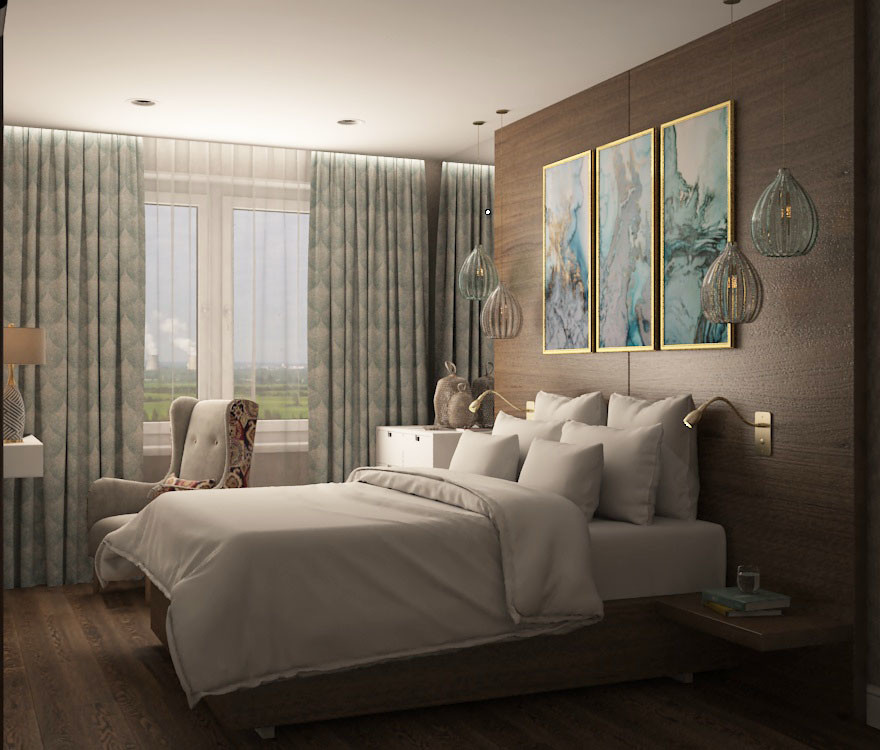 Двухкомнатная квартира, Скандинавский проезд.