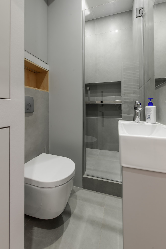 Санузел. Дизайн проект квартиры на Петровском острове