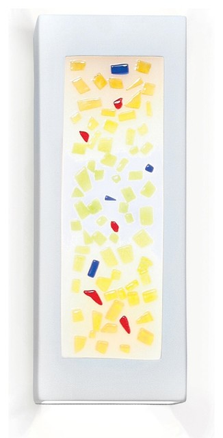 Gemstones Red, Blue & Yellow Modern Wall Sconce