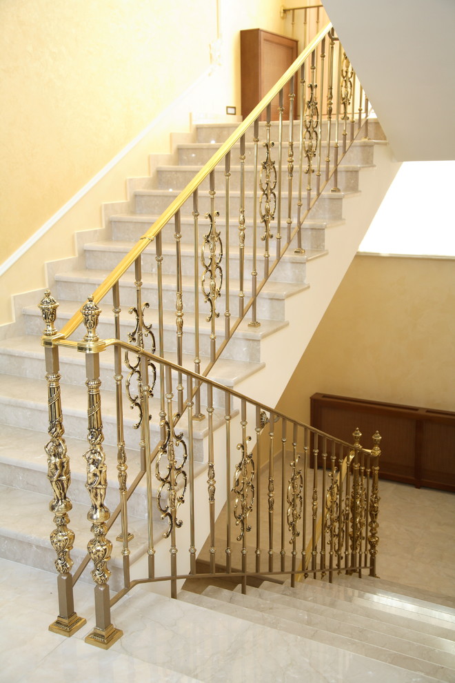 Элитные литые ограждения из латуни с позолотой 24к Grande forge (Франция)