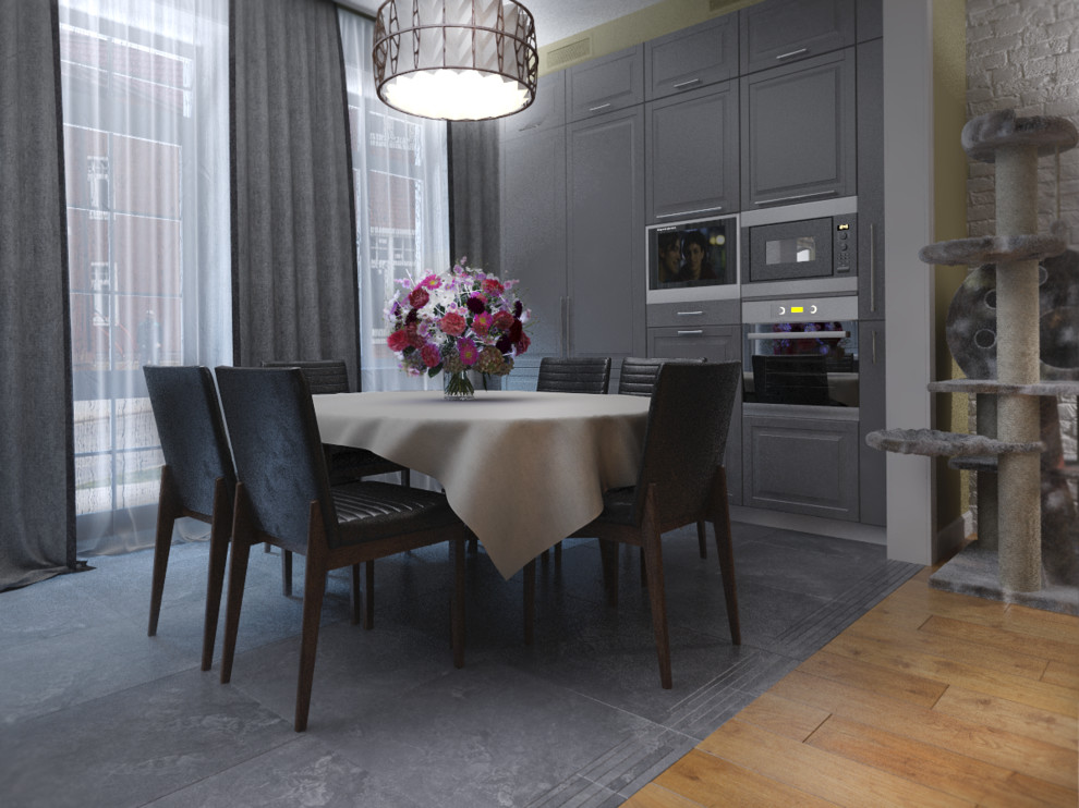 Проект интерьеров таунхауса "Смешанные чувства"