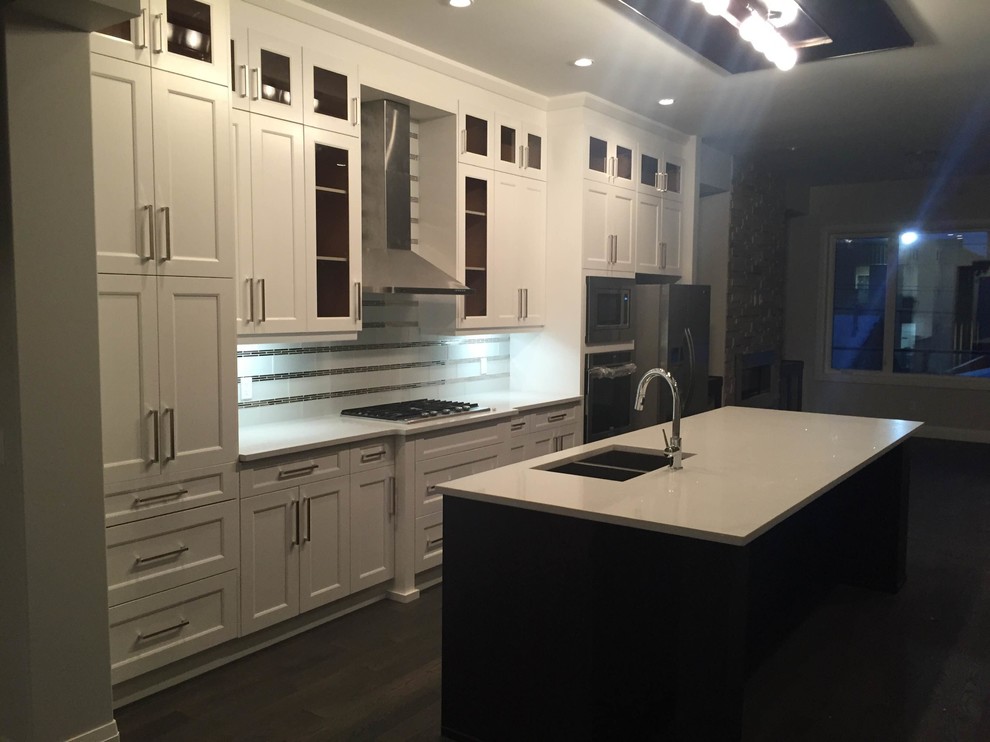 Kitchen - transitional kitchen idea in Calgary