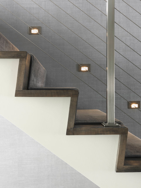 Modern Mountain Home, Stowe VT - Contemporáneo - Escalera - Burlington