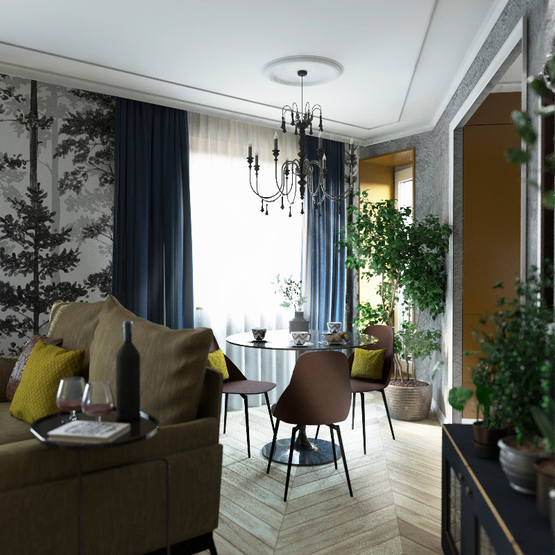 3-комн.(кухня-гостиная)