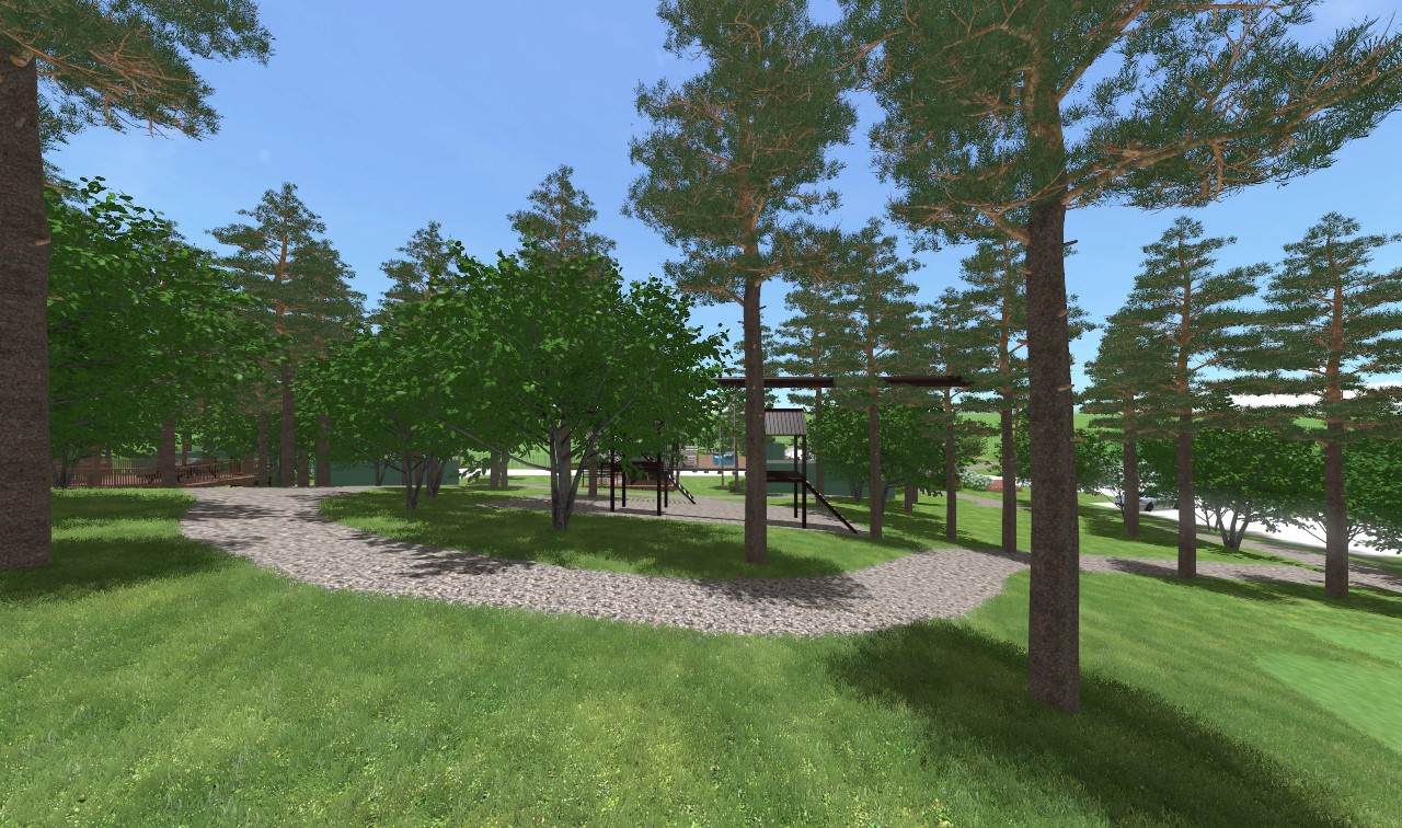 Территория мотеля