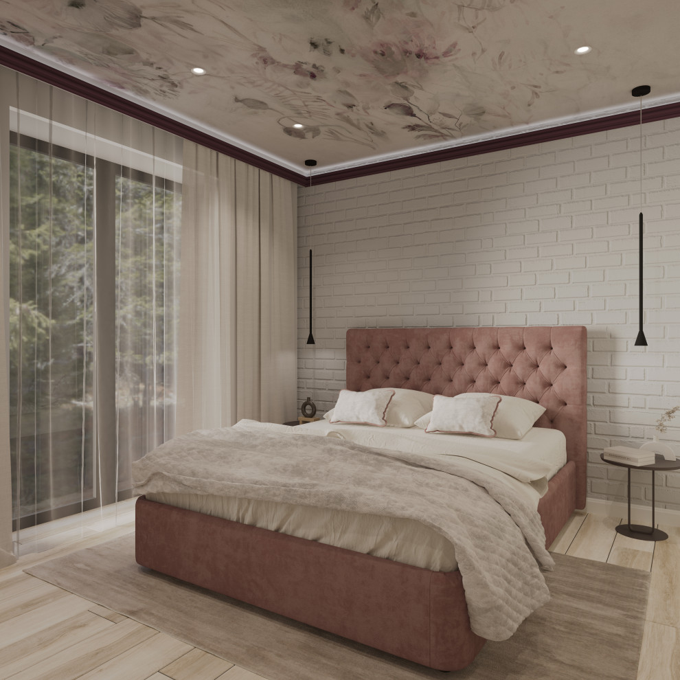 Загородный дом с ярким интерьером