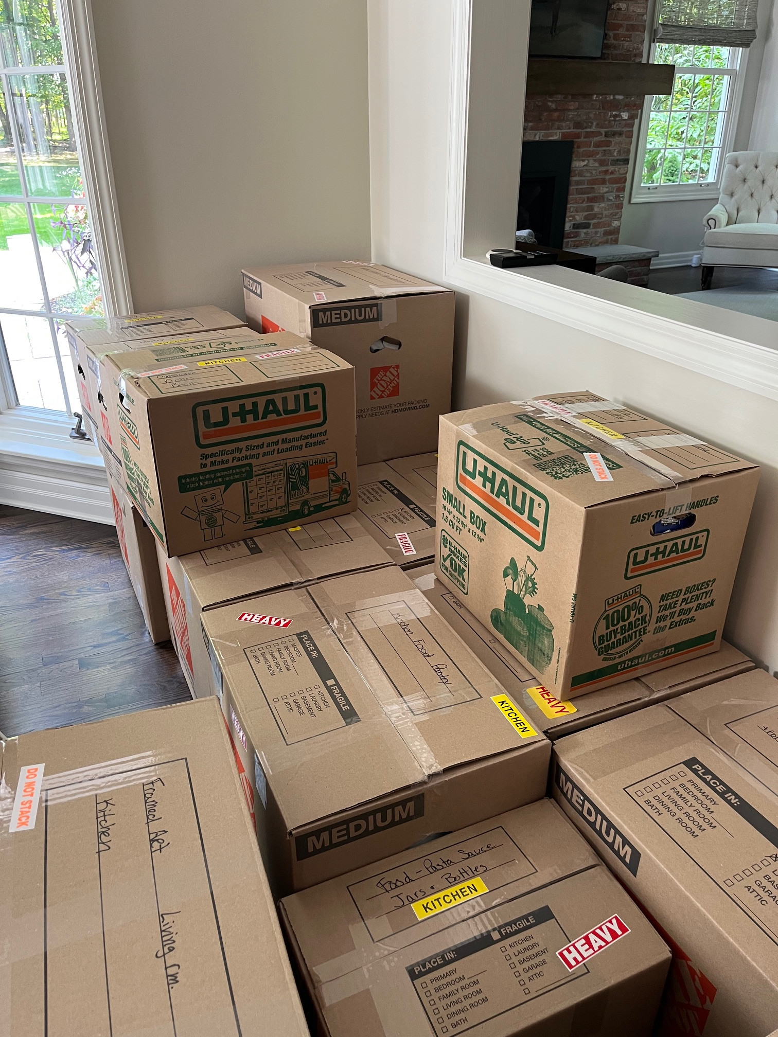Moving boxes