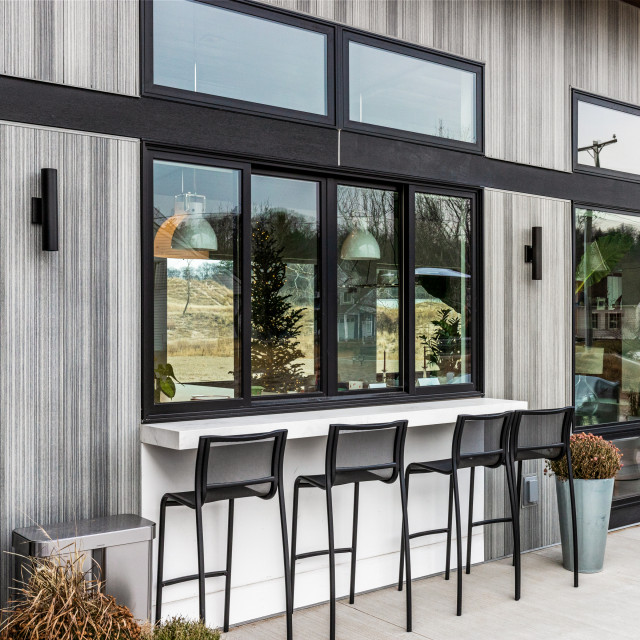 Quality Edge contemporain-facade