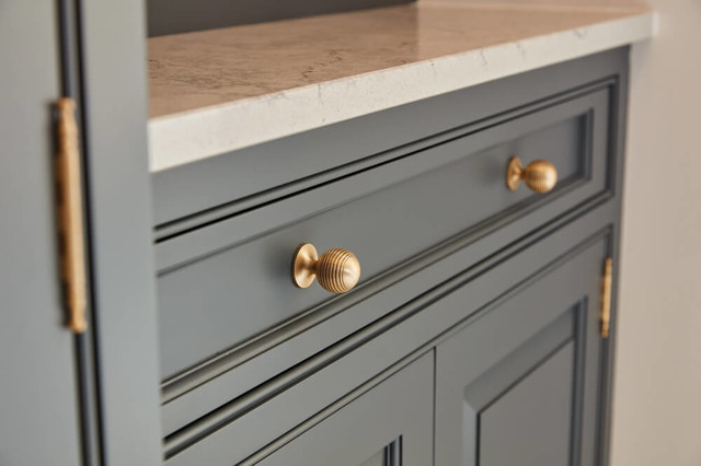 Dark Grey Kitchen contemporaneo-cocina