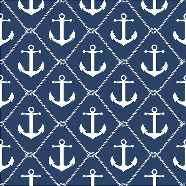Dream On Navy Peel & Stick Wallpaper, Sample Wall Decals by