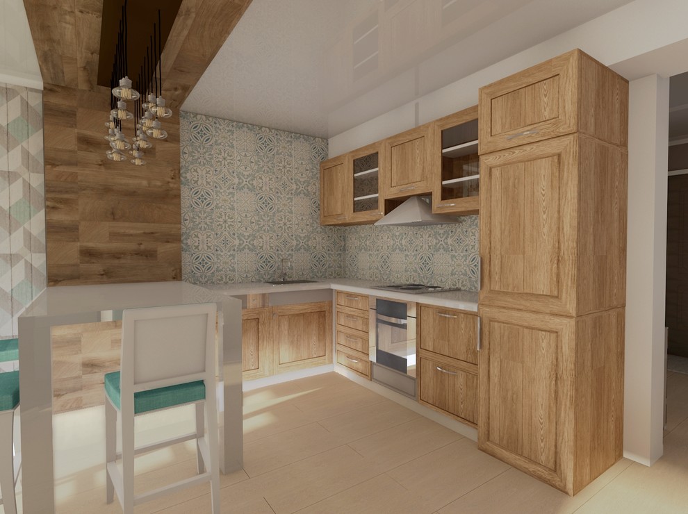 Дизайн кухни. ЖК Урожайный, Адлер