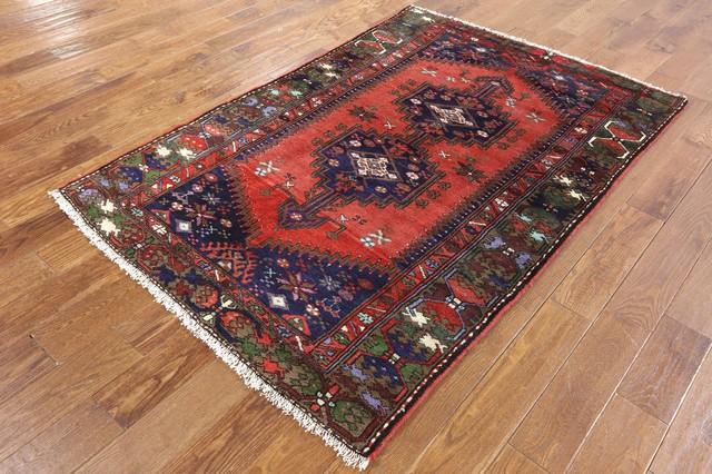 Parwan Rugs New Persian Nahavand Wool Area Rug, 4'3