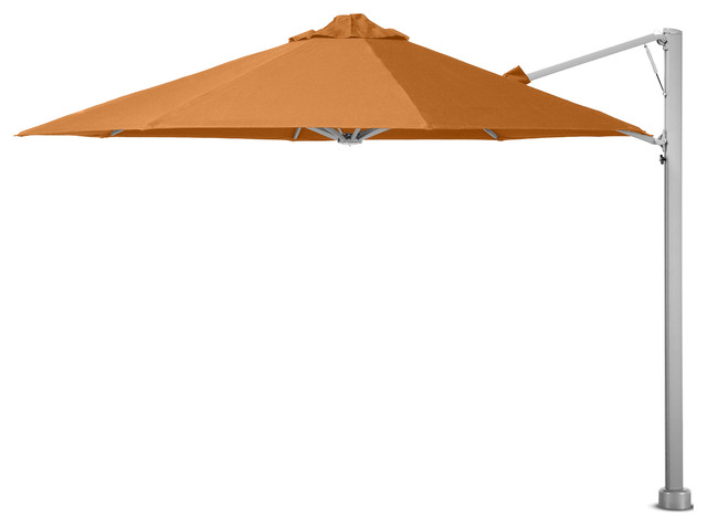 11'6" Oct Umbrella, Portable Base, Bitter Orange