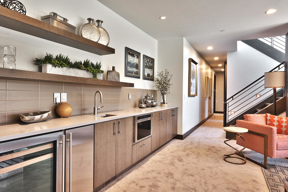 Park City Parade of Homes 2017 - Contemporary - Home Bar - Salt Lake ...