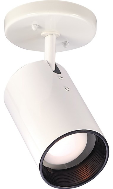 Nuvo Lighting 1-Light R20 Straight Cylinder, White, SF76-412