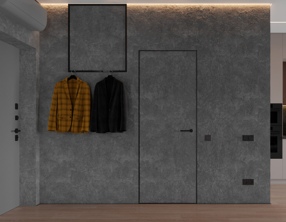 Мужской интерьер на 43кв.м ЖК "Фонвизина